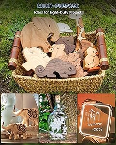 SCHTUMPA Rotary Tool, 4V Cordless Rotary Tool with 5 Speed(5000-18000RPM), Digital Display, Rotary Tool Kit with Rubber Handle for Engraving, Sanding, Polishing, Drilling, Grinding, USB-C Charging