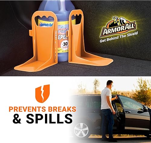 Miniatura 4 de Armor All Bloques de carga para maletero, paquete de 2 divisores de carga, bloques organizadores de maletero de gancho y bucle para mantener la