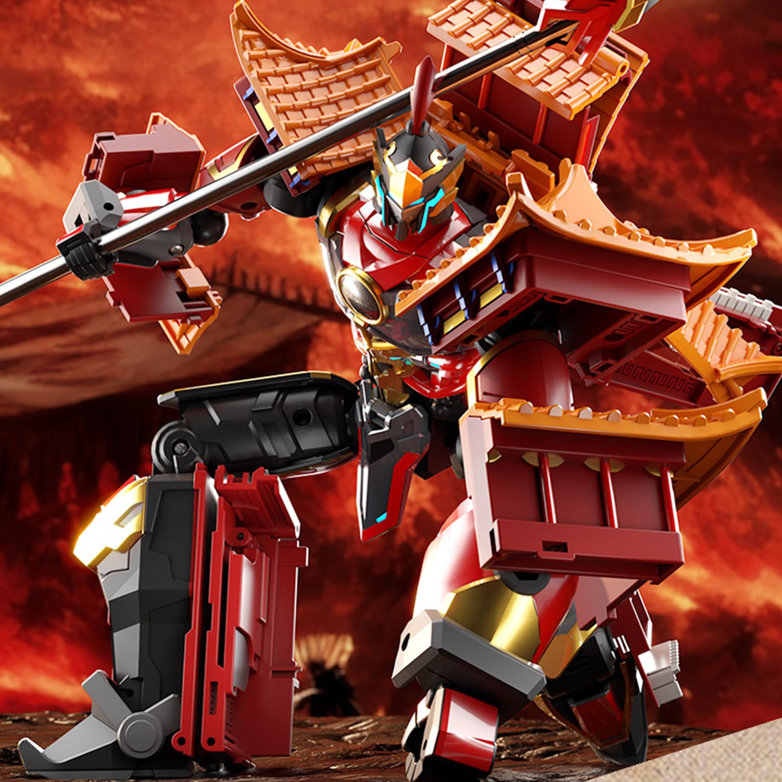 Realistische Tiananmen Beschützer Mecha Robotermodell Legierungs Actionfigur mit verformbarem Design für Anzeige und Rollenspiel Tiananmen Verteidiger Generalspielzeug