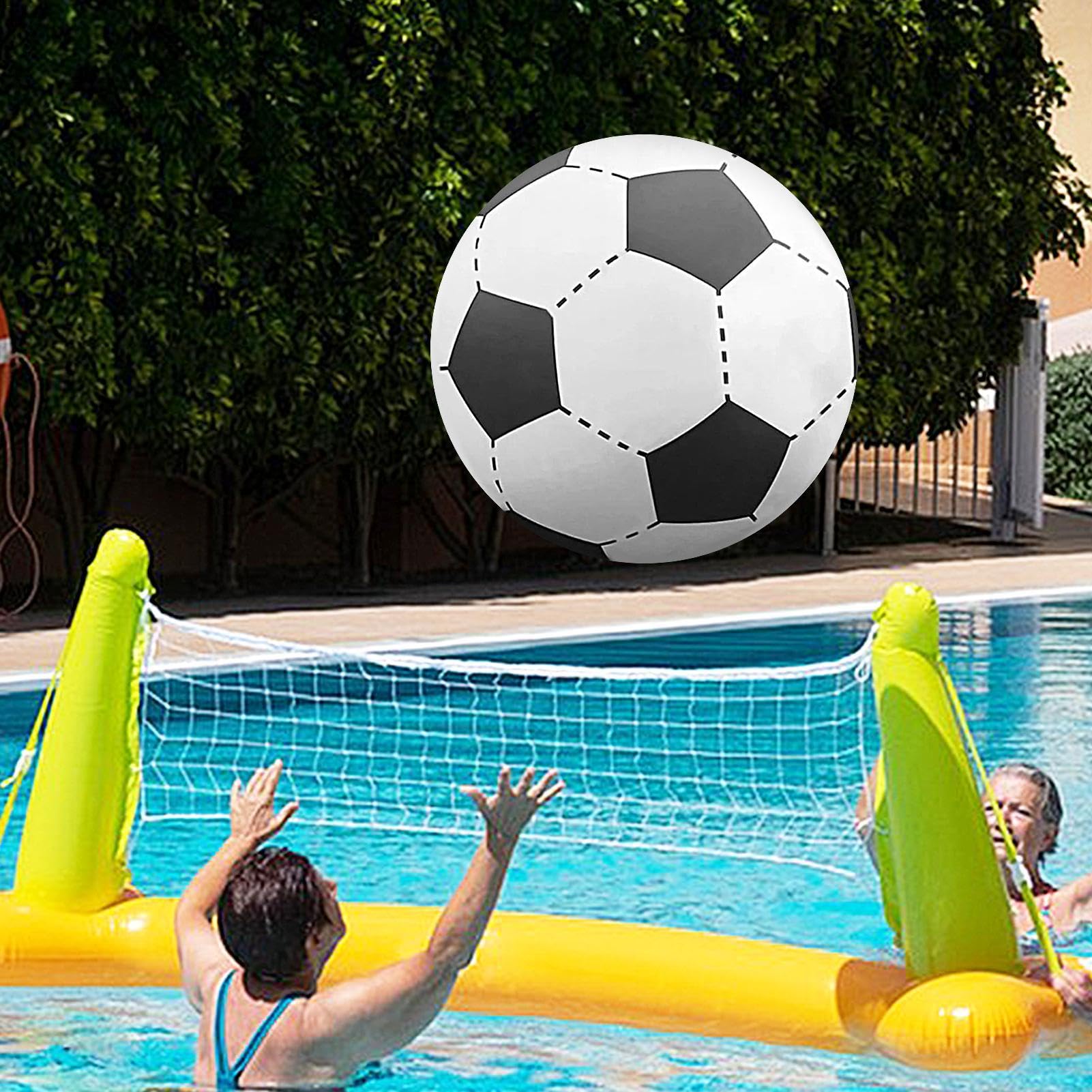 Gran Balón De Fútbol Inflable De PVC | Diámetros De 50 A 130 Cm – Perfecto Para Piscina, Playa Y Juegos Al Aire Libre – Llamativo Y Fácil De Transportar