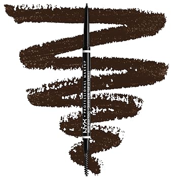 NYX Professional Makeup Eyebrow Pencil Micro Brow Pencil Double-Sided with Retractable Eyebrow Pencil and Brush Vegan Formula Colour: MBP 07 Espresso