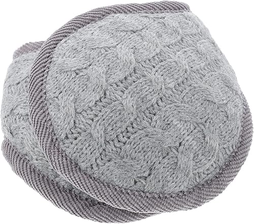 Miniatura 3 de EXCEART 1 orejeras unisex de punto cálido, calentadores de orejas, diadema de invierno, orejeras de forro polar para adultos y niños