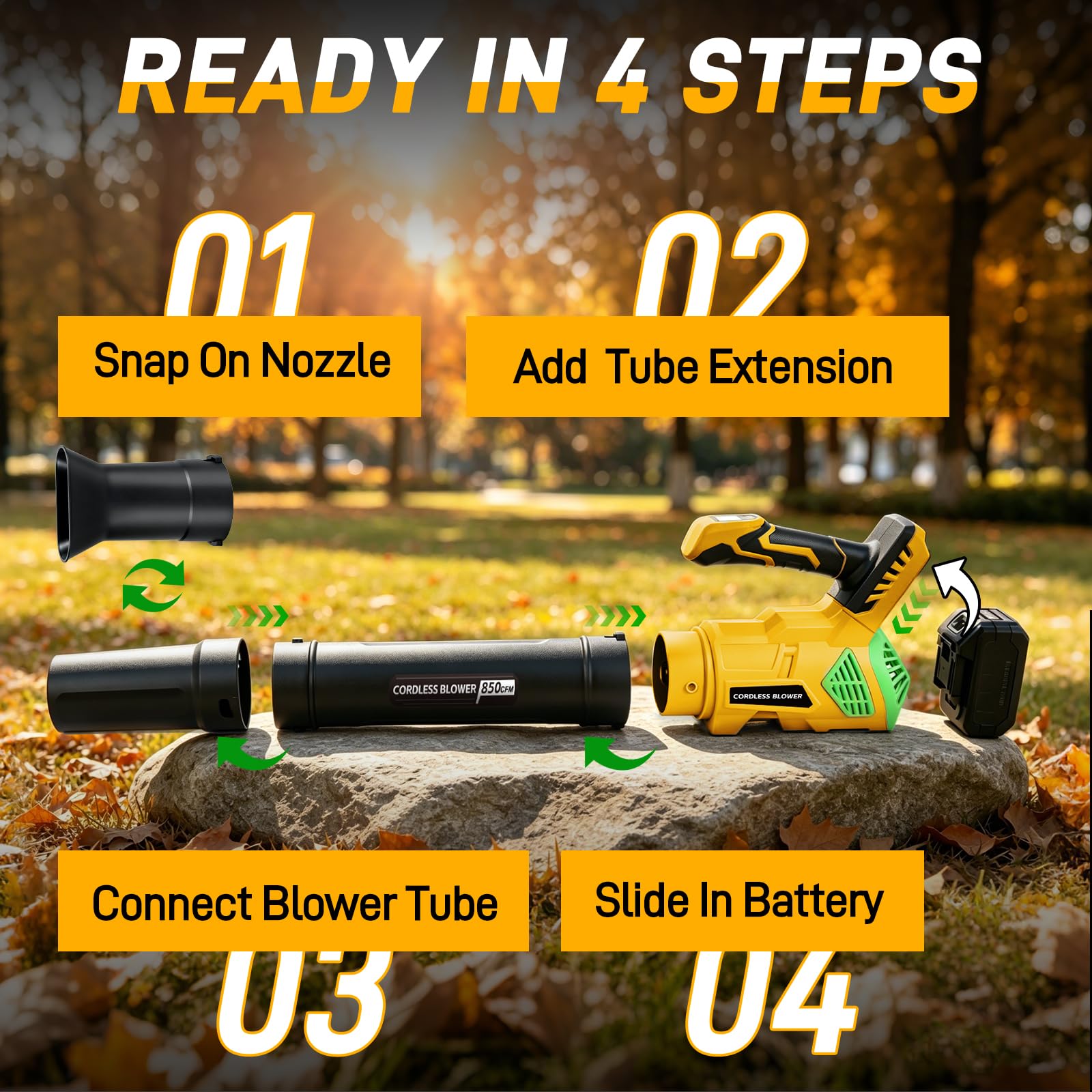 Soffiatore d'aria a batteria per Dewalt 20 V 18 V (senza batteria)