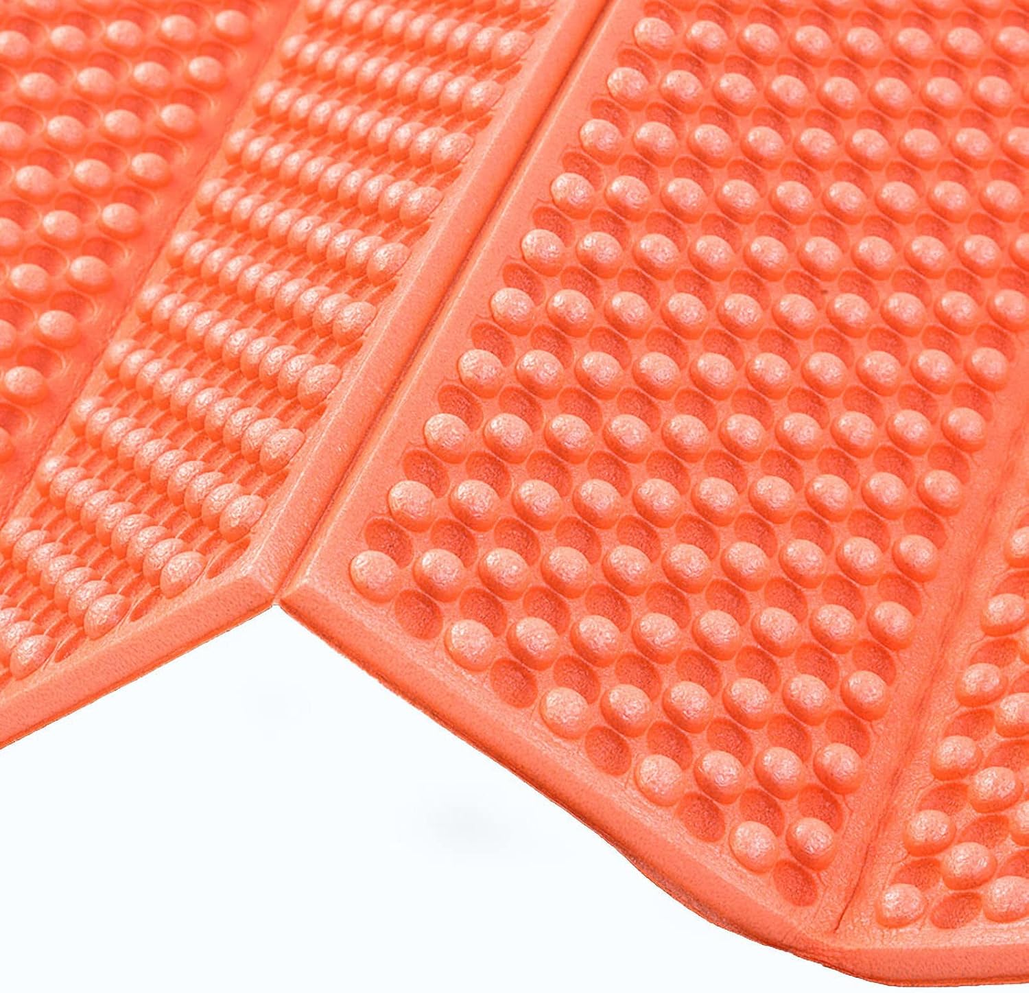 Sleeping Pad for Camping, Folding Outdoor Foam Camping Mat Beach Tent Picnic Yoga Mats Sleeping Pad Mattress (Orange)