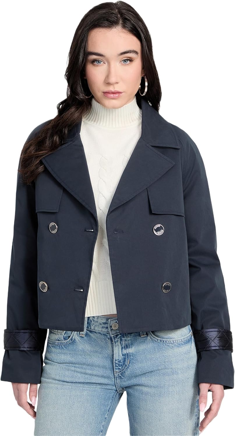 GUESS Women's Charlotte Short Trench