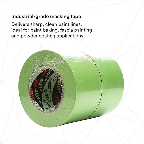 Miniatura 2 de 3M  Cinta de enmascarar 401+, color verde, varios tamaños, Verde, 8