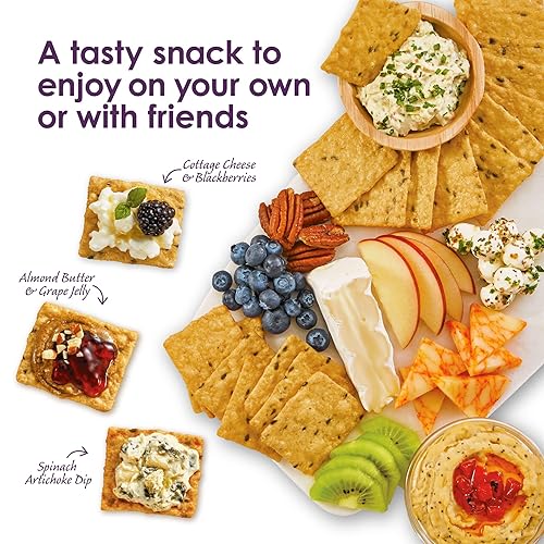 Miniatura 8 de Crunchmaster Galletas de grano múltiple, cheddar blanco envejecido, 4 onzas (paquete de 12)