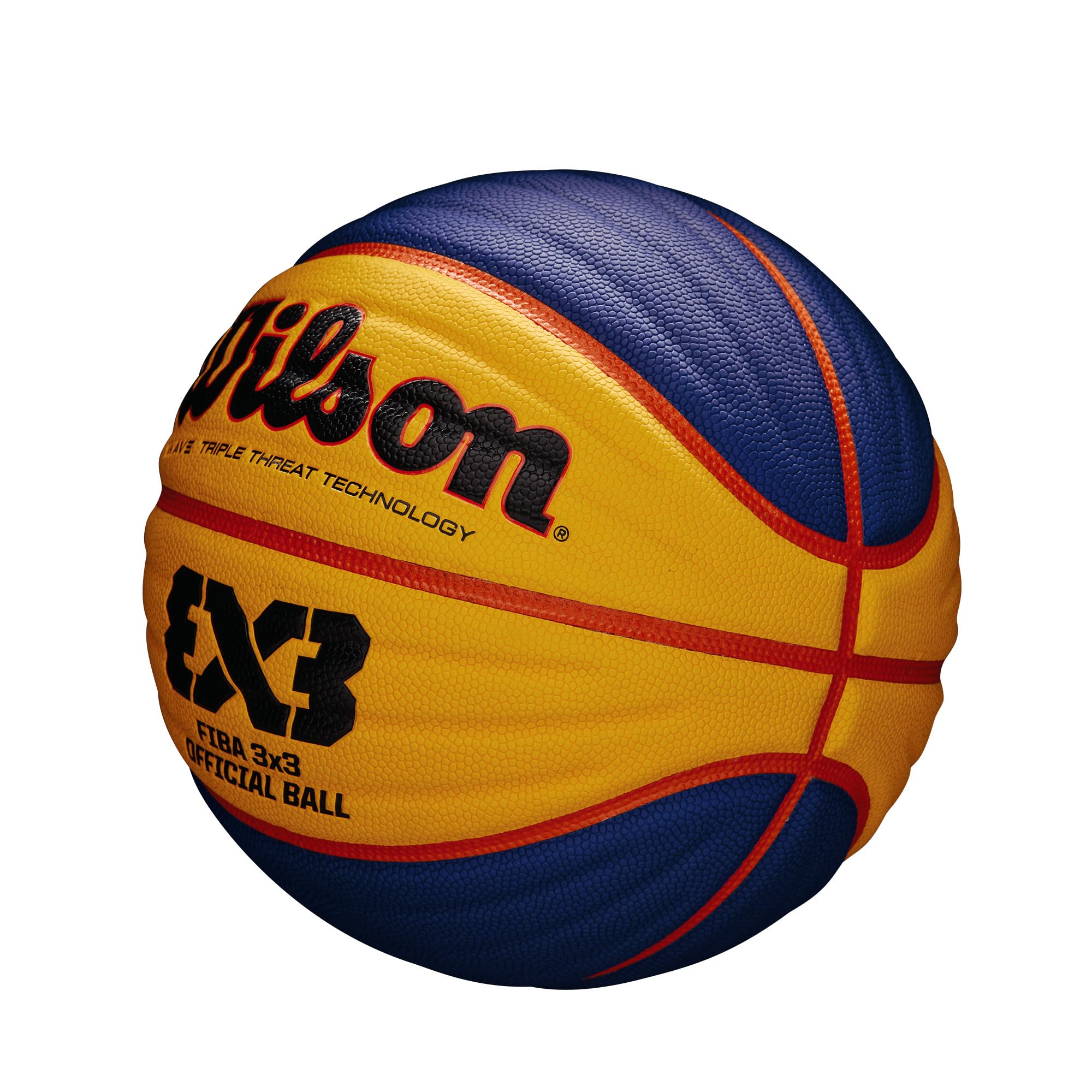 Wilson FIBA Mini ballon de basket unisexe en caoutchouc pour adulte 3 x 3