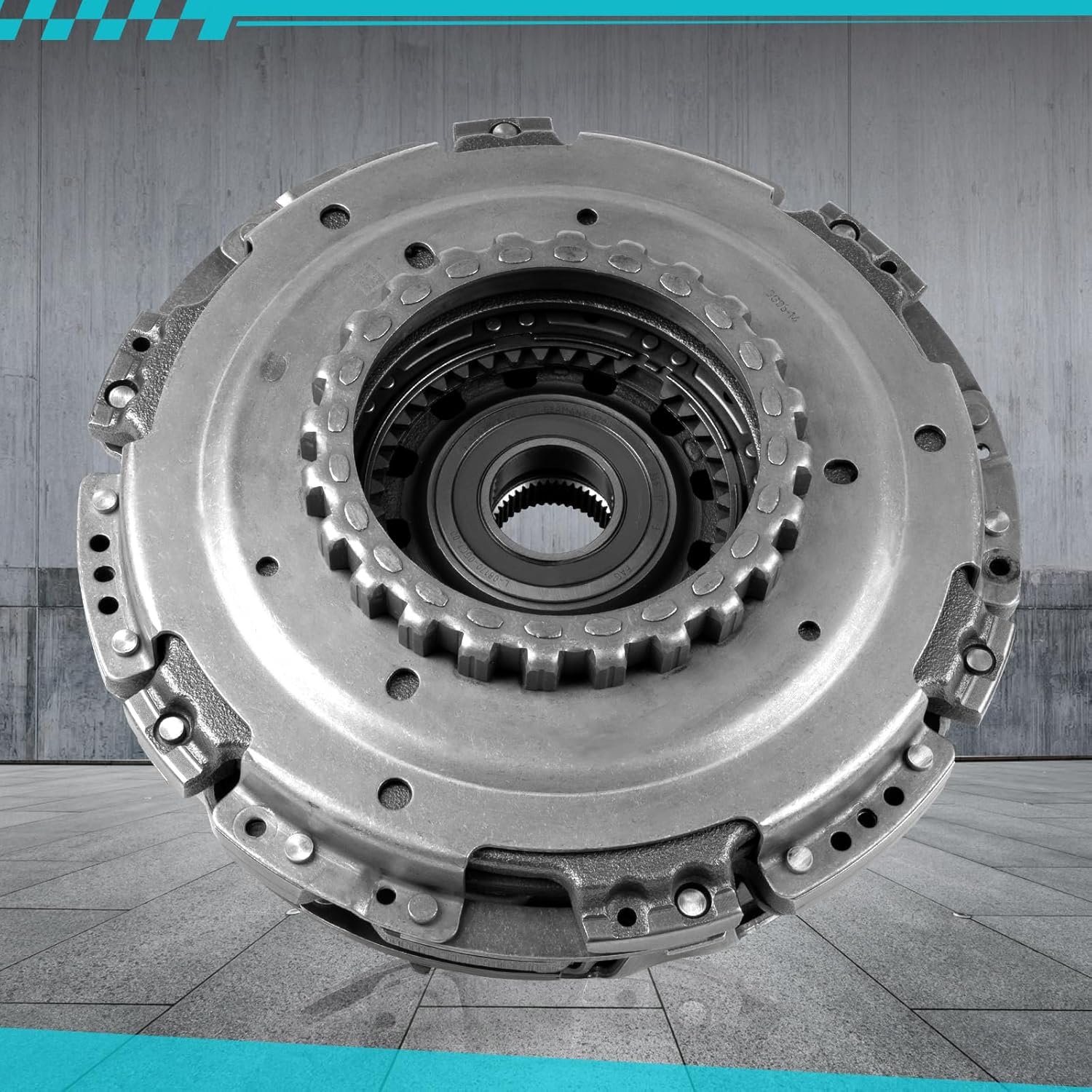 412002A001, Double Clutch Set Compatible with Hyundai Veloste-r 2012 2013 2014 2015 2016 2017 1.6L L4 Engine, Dual Clutch Kit Replace 41200-2A001