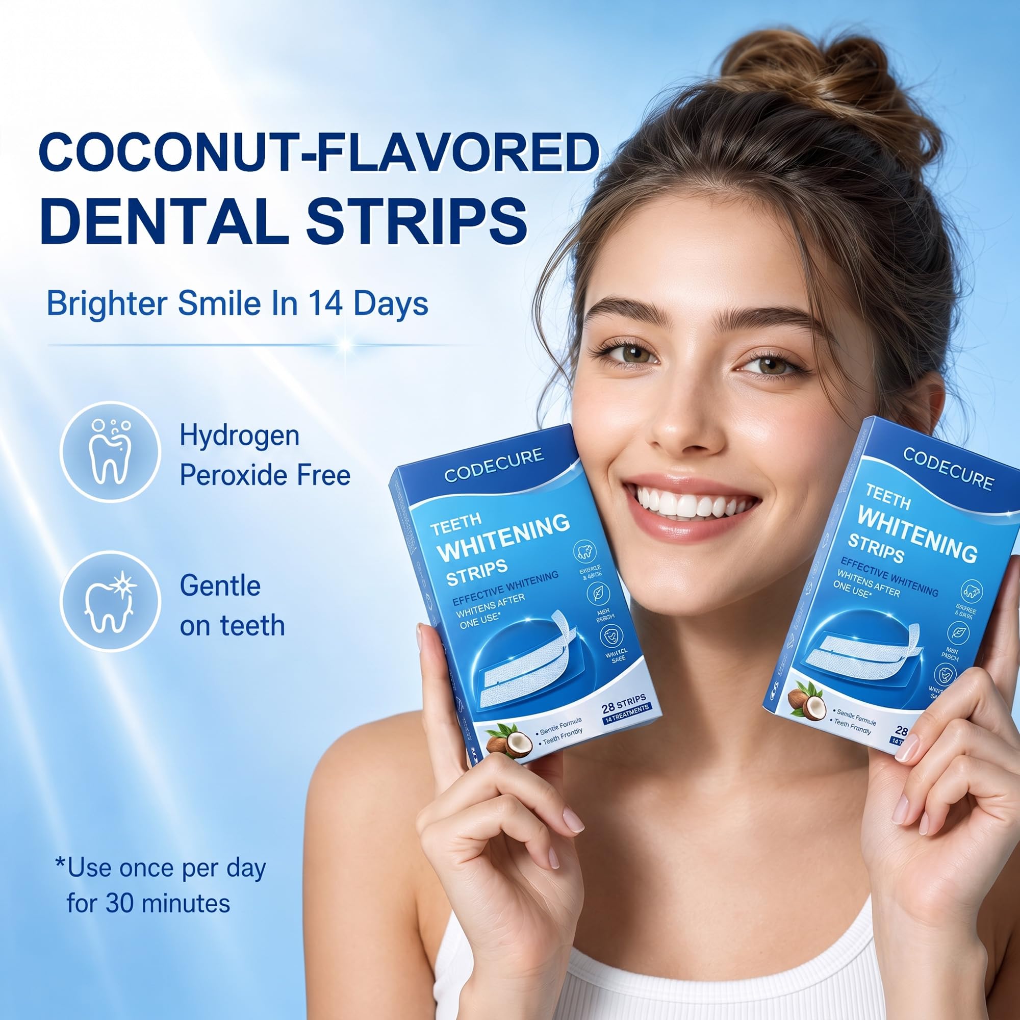 Codecure Teeth Whitening Strips - Sensitive Teeth -6