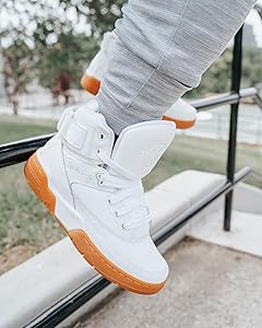 Amazon | PATRICK EWING Athletics 33 HI OG ホワイト/ガム, マルチ, 9