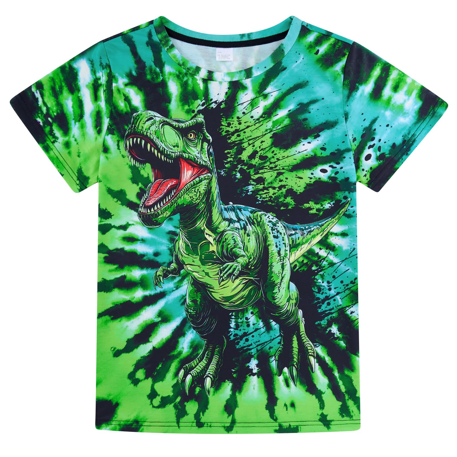 Boys Tie Dye Shirt Size 4-14 Hippies Senior Rainbow Tees T Shirts for Kids | Tees T shirts for Kids
