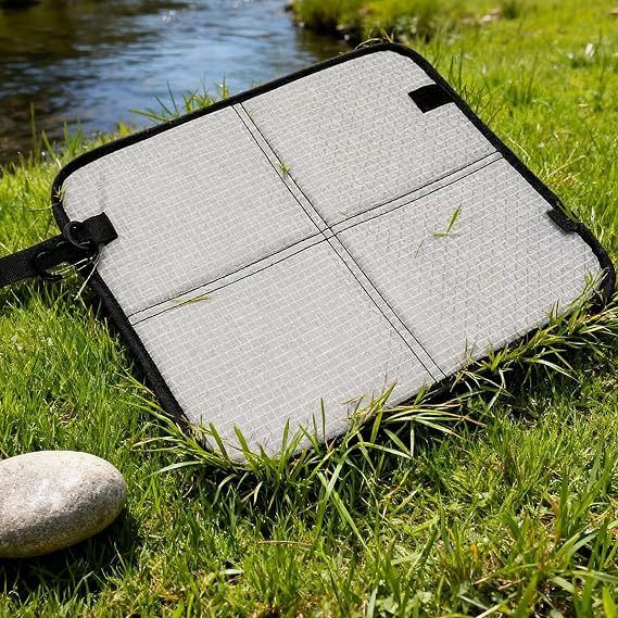 Stadium Seat Pad Compact Ground Mat | with Carabiner Clip Foldable Waterproof Hiking Sitting Pad for Picnic, Camping, Hiking, Travel, Sports Event, Lawn, Park,