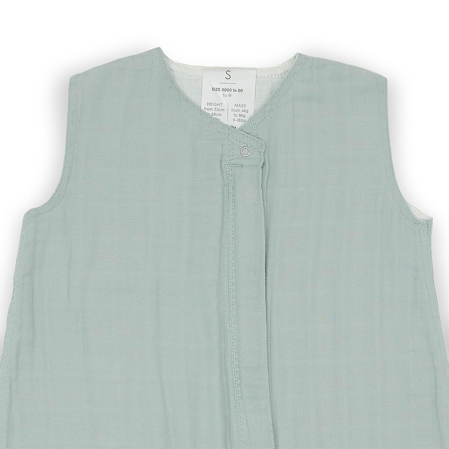 Little Unicorn Cotton Muslin Sleep Bag - Sea Salt (Medium)