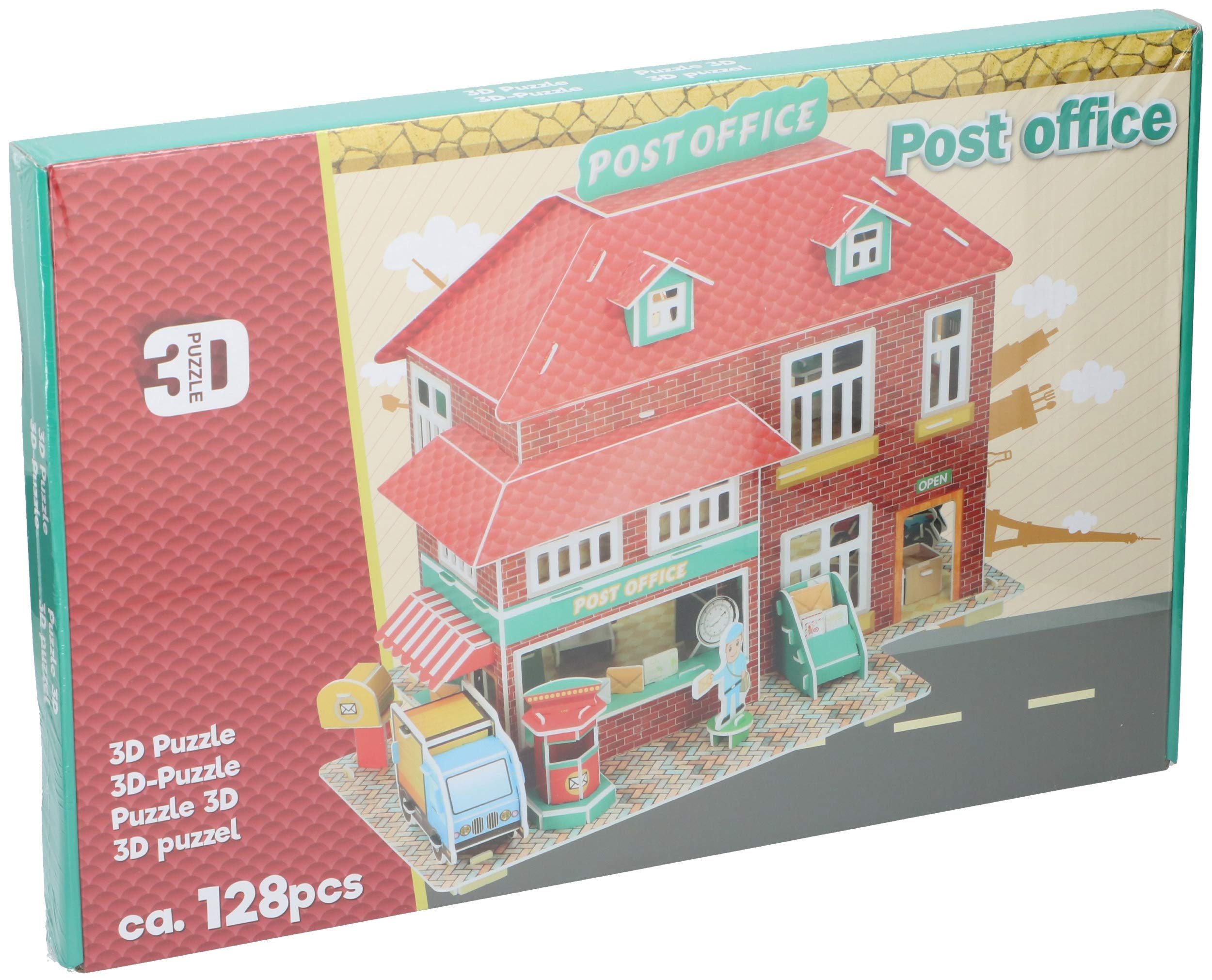 3D puzzle post office junior 128 pieces
