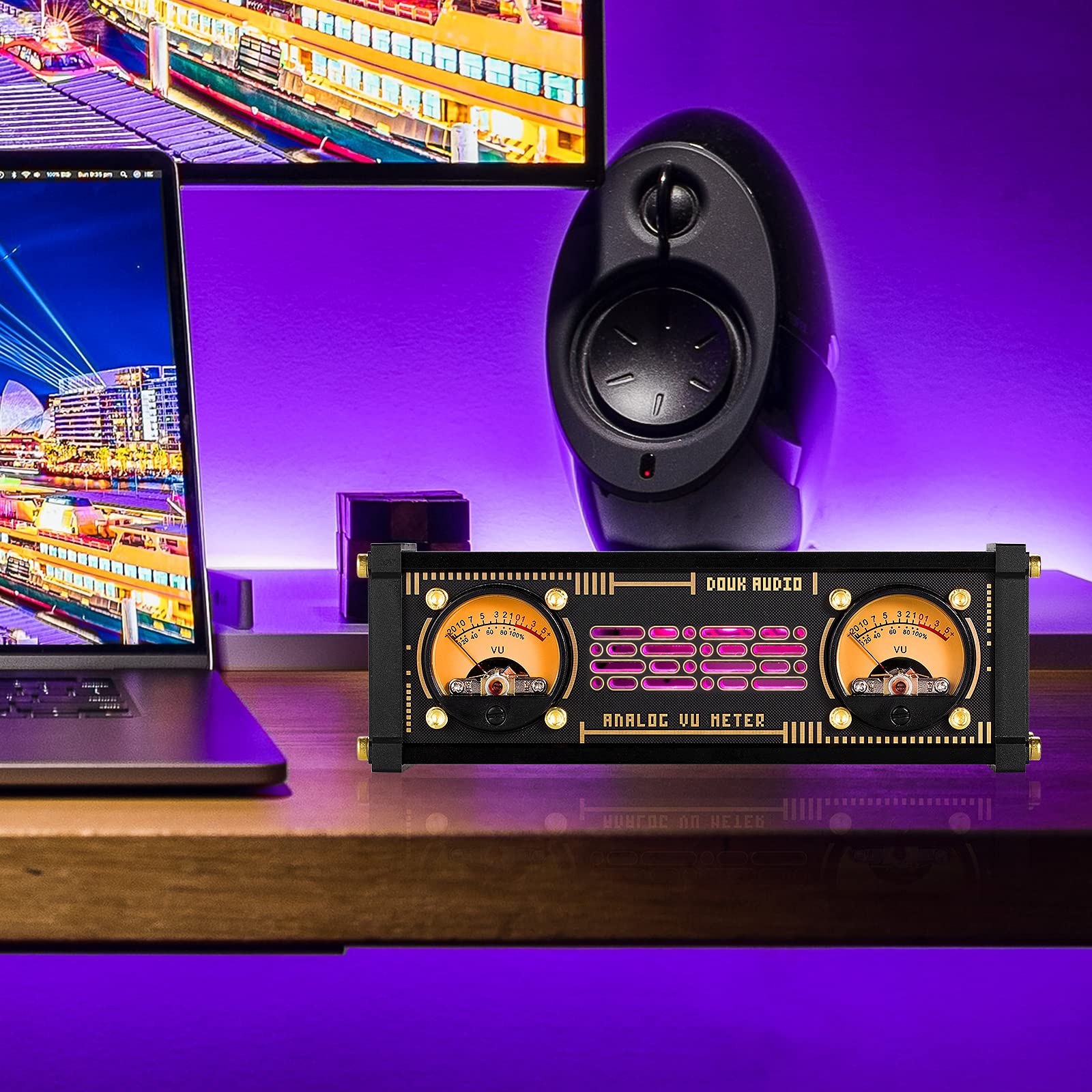 Amazon.co.jp: Douk Audio デュアルアナログVUメーター RGBサウンド