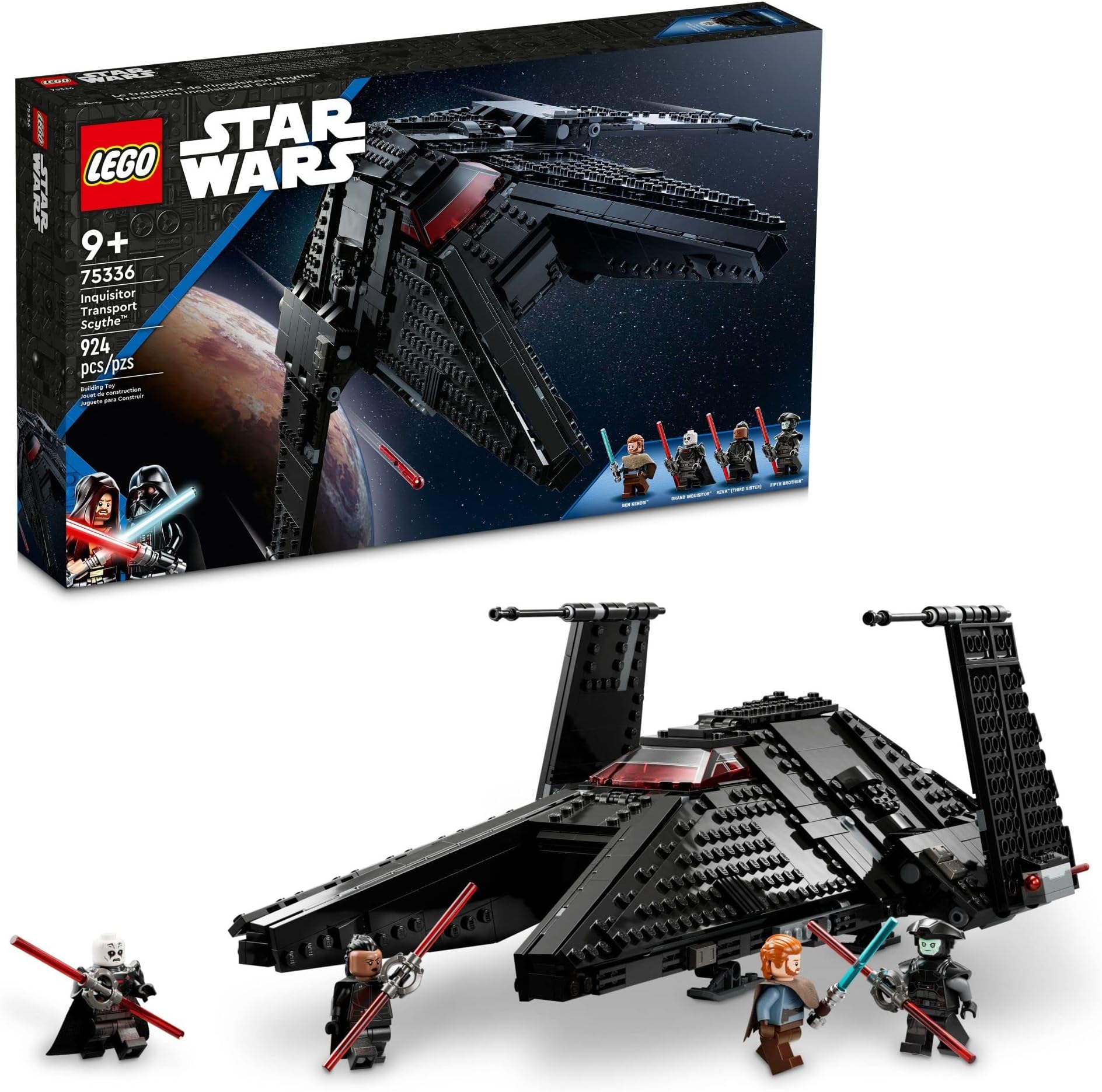 LEGO Star Wars Inquisitor Transport Scythe 75336 Building Set (924 Pieces)