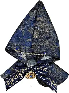 【10cmぬい用】星降る夜の魔法使いマント - 幻想的な星空デザイン！推し活・ちびぬい・ぬいぐるみ服 ネイビー [並行輸入品]