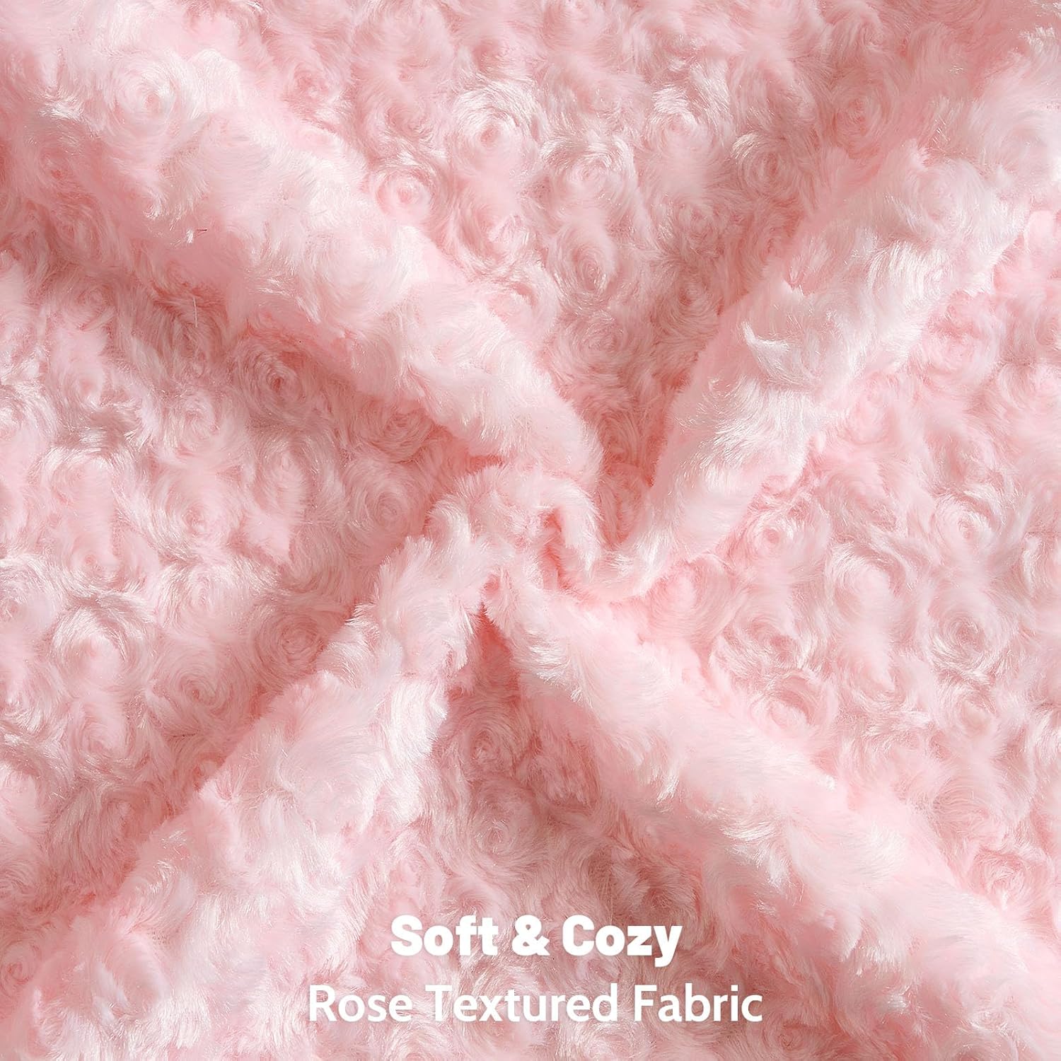 FUTEI Pink Decorative Throw Pillow Covers 18x18 Inch Set of 2,Soft Solid Rose Swirl Textured Cushion Case,Valentine's Day Decor for Couch Living Room - Image 9