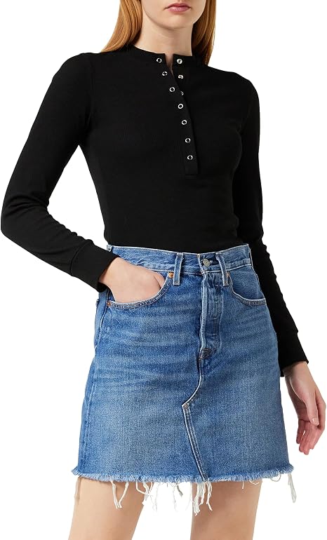 Levi's HR Decon Icnic Bfly Skrt Left Behind Gonna Donna : Amazon.it:  Abbigliamento