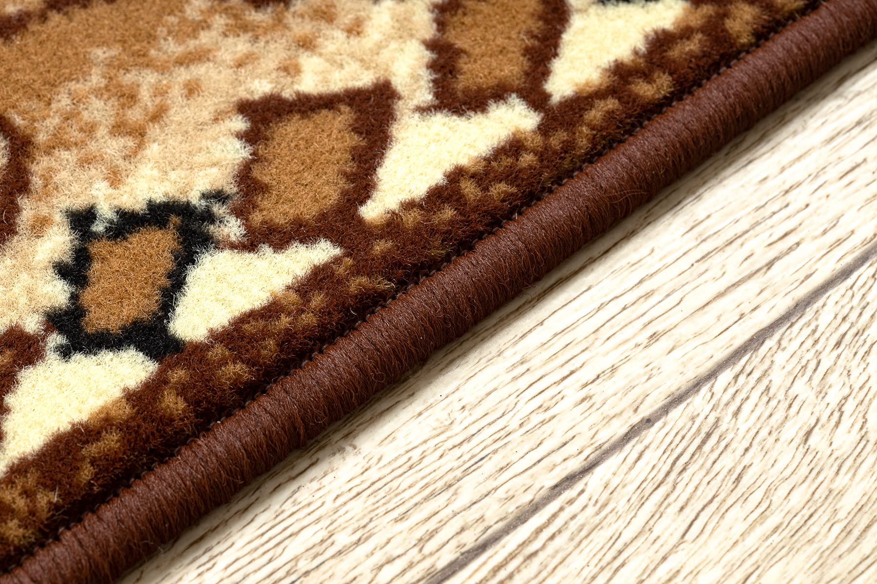 rugsx Tapis de Couloir BCF JAS pour la Cuisine, Le Hall, Le Couloir, l'entrée, Solide, Classique, Beige 90x400 cm