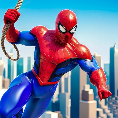 Super Hero Flying Spider Rescue Robot Games: Grand City Shooting Action Mission Simulator: Speed Hero Shooter Gangster Survival 3D: Transform Captain Robots into Cars