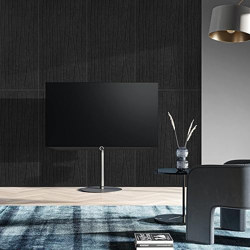 Miniatura 3 de UMIACOUSTICS Paquete de 3 paneles grandes de absorción de sonido, paneles acústicos de 48 x 24 x 0.4 pulgadas, paneles decorativos a prueba de