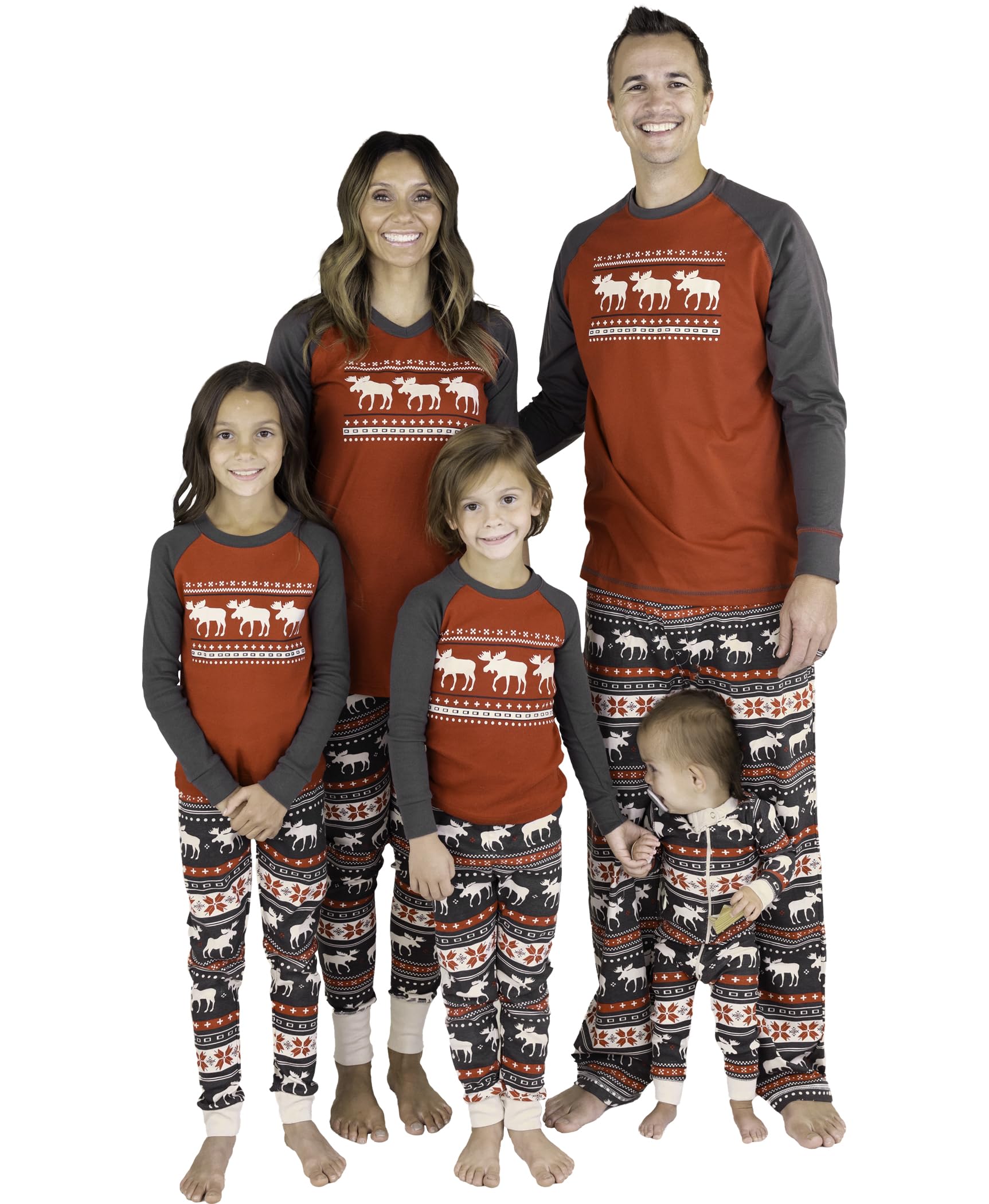 Lazy One Matching Christmas Pajamas for Family, Cute Matching Christmas PJs for Family, Adults, Teens, Kids, Babies & Dog PJs