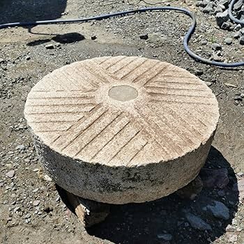 Amazon.co.jp: 石臼117キロ庭石鑑賞石石盆石水石灯籠庭坪庭盆栽