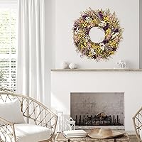 Vista 4 de ANDALUCA Corona decorativa floral botánica natural (flores de sol)