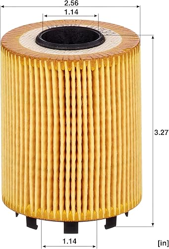 Miniatura 3 de Mann Filter HU 7131 cartucho de filtro de aceite de repuesto compatible con Dodge Dart (2013-2016), FIAT 500 (2012-2017), 124 Spider (2017), 500L