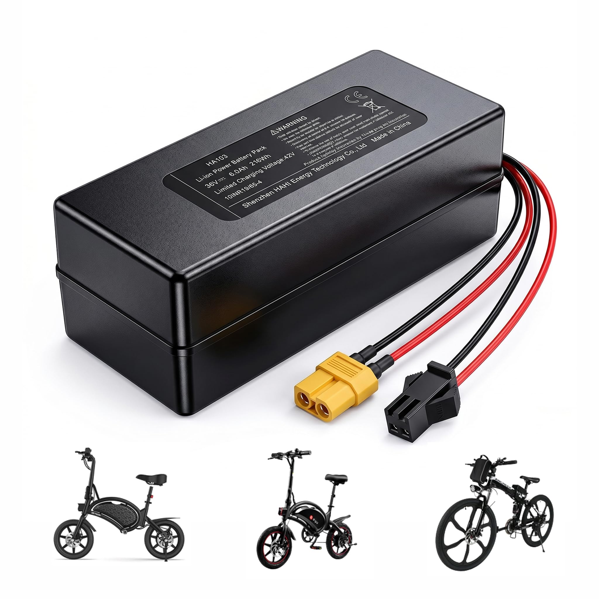 Amazon.com: KORNORGE 36V 6Ah 10Ah 15AH 20AH 30AH 216Wh 360Wh 200