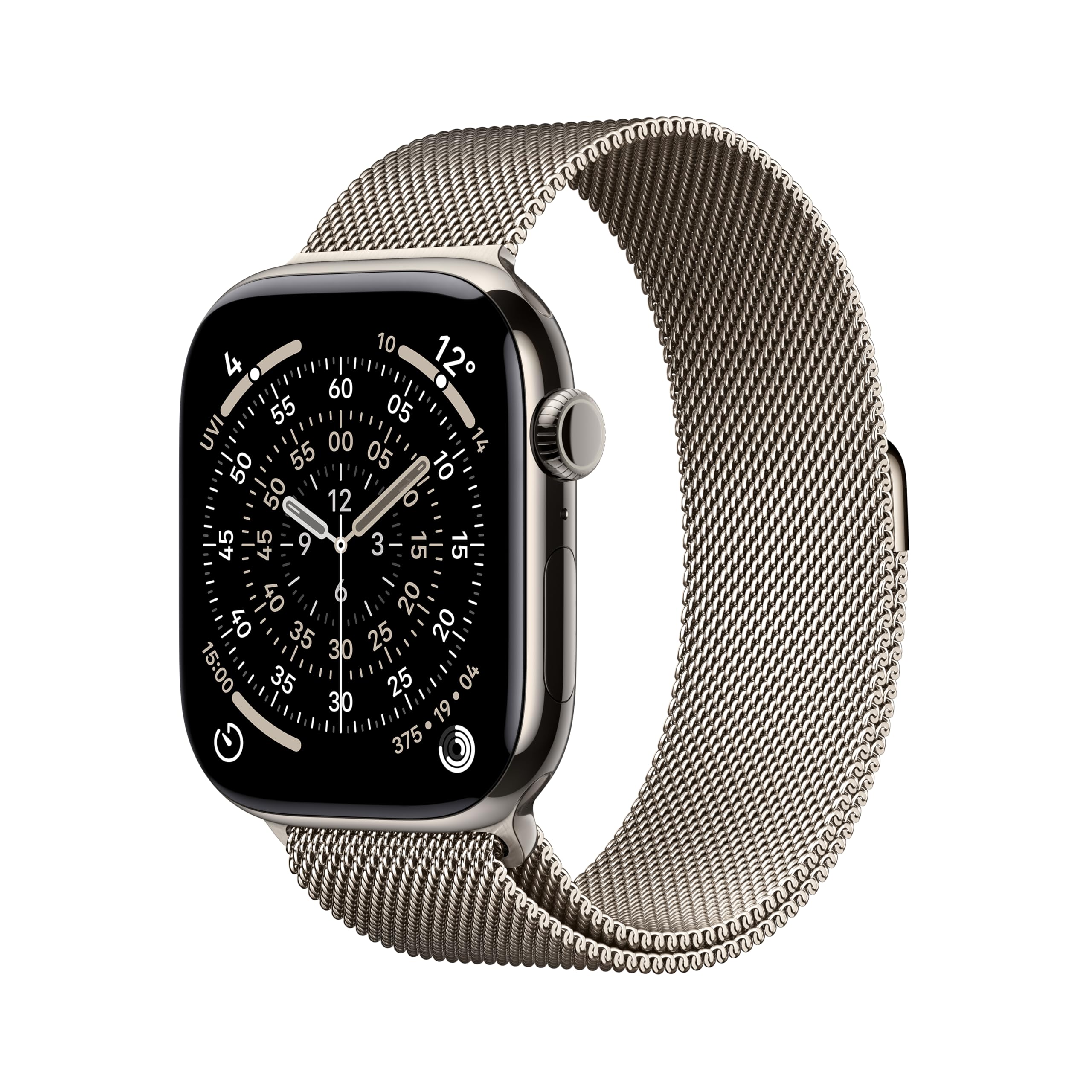 Apple Watch Series 11 GPS + Cellular 46mm Natural Titanium Case with Natural Milanese Loop - S/M-picture-24