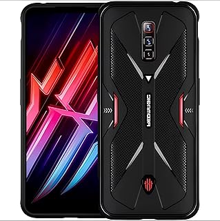 TPU Black Gaming Luxury Cover for Nubia Red Magic 6/6 Pro/Red Magic 6S Pro (Black)