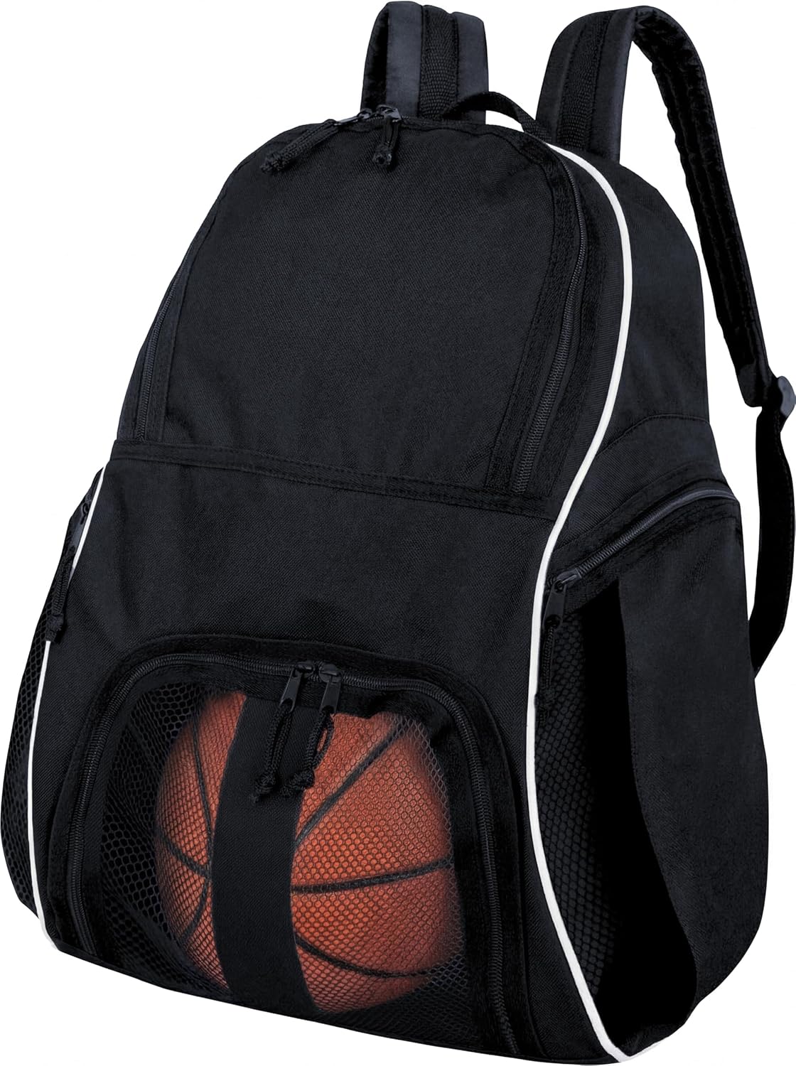Personalized Basketball Backpack with Ball Holder – Custom Name Team Basketball Bag for Youth & Teen Players, School, Practice & Games