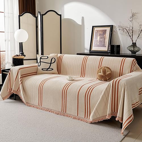 Miniatura 1 de Fundas antideslizantes bohemias para sofá de felpilla de 3 cojines, protector de sofá para perros y mascotas, lavable, antideslizante, funda de sofá