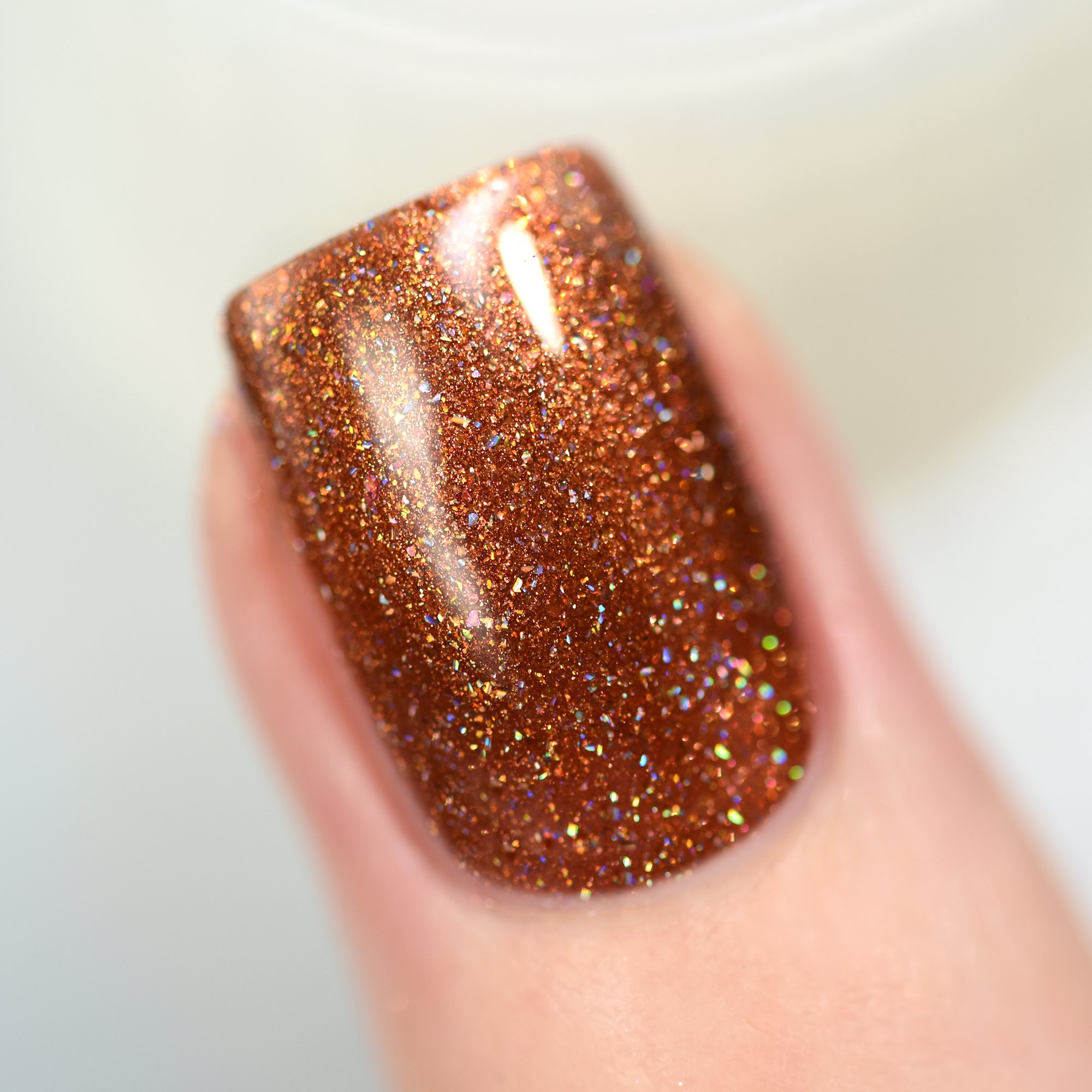 Amazon.com : ILNP Cabin Fever - Burnt Orange Holographic Nail Polish :  Beauty & Personal Care