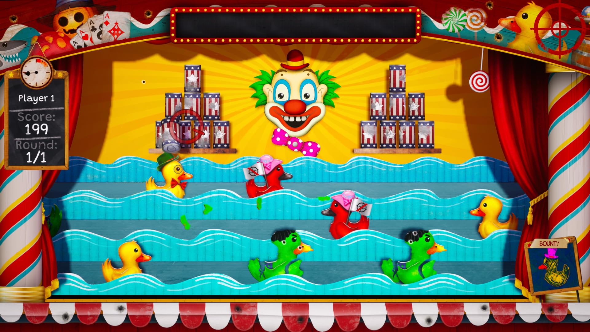 Maxx Tech Duck, Quack, Shoot! Kit for Switch 2&1- Includes Downloadable Switch Code in Box game plus 2 Quacking Themed Duck Blasters! Compatible with Nintendo Switch 2 & 1! For All Joy-Cons!