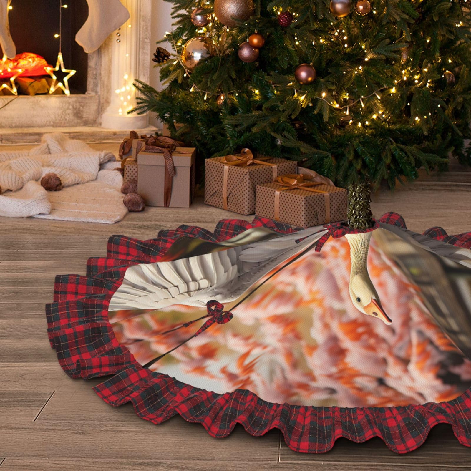 Jupe de sapin de Noël pour décoration intérieure et extérieure de fête de vacances