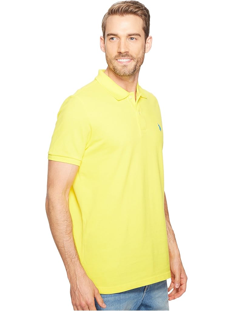 U.S. POLO ASSN. Solid Cotton Pique Polo with Small Pony