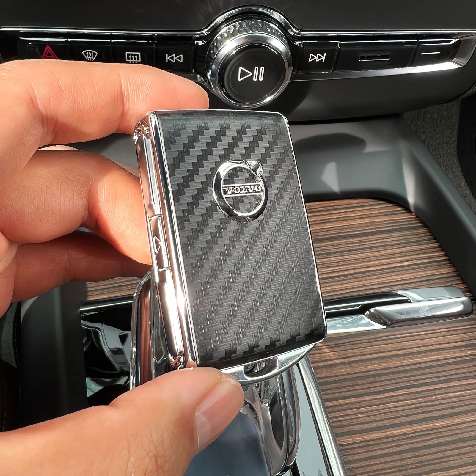 Amazon.com: Car Key Fob Cover Compatible with Volvo XC90, XC60