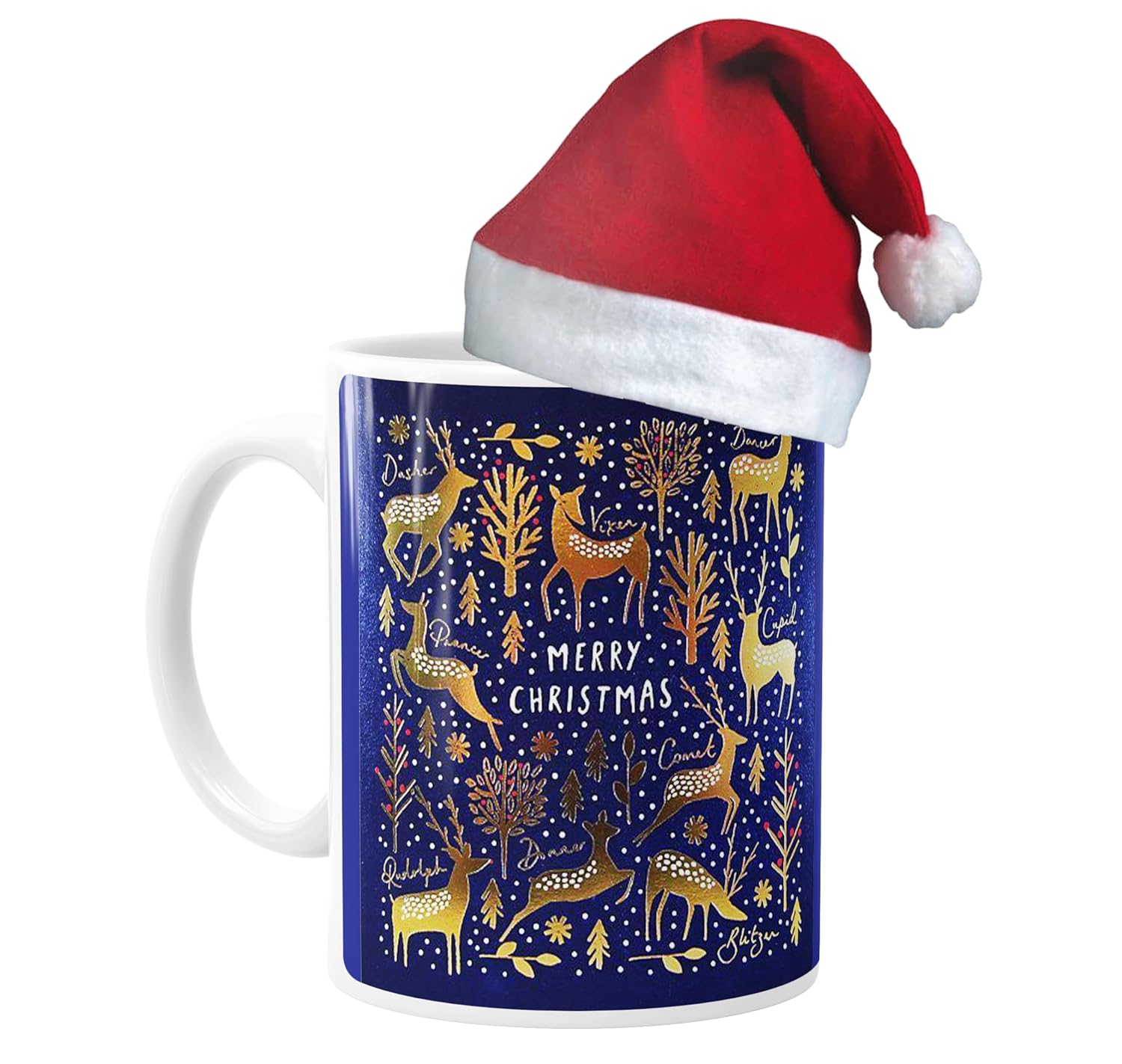 lucky store Christmas Gift | Coffee Mug 330 ml.| Christmas Gifts for Kids,Girls,Men,Boys,Family,Wife,Friends,Children,Husband Office Colleague, | Merry Christmas Decorations Drinkware` (Ch-150)