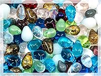 Vista 41 de Cuentas de vidrio checo de 50 piezas, 6 x 9 mm, en forma de lágrima, color rosa claro, Rosaline 70120