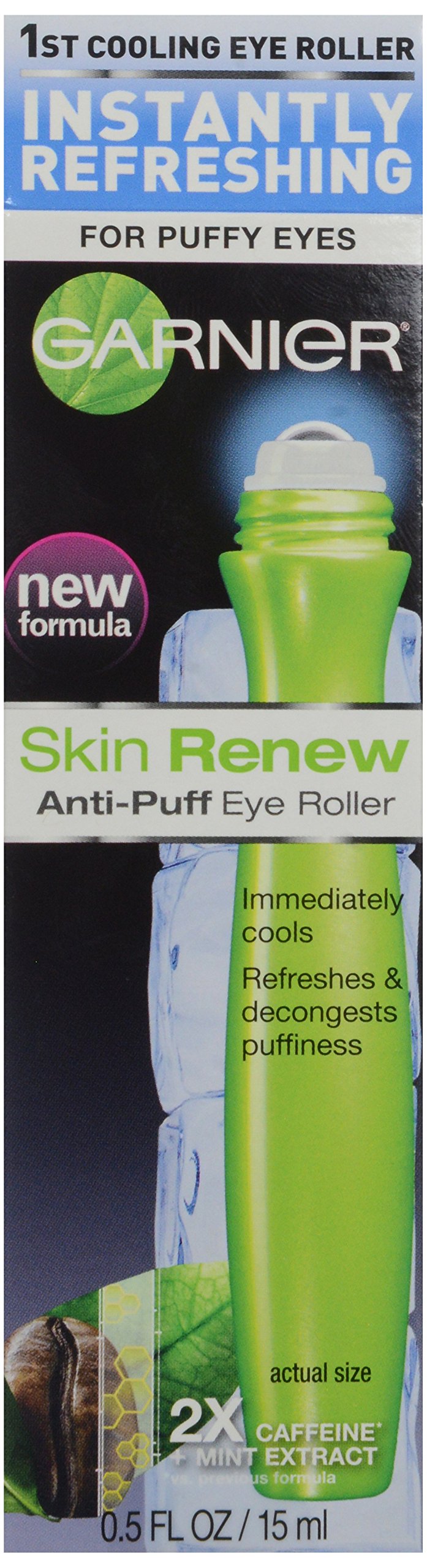 Garnier SkinActive Clearly Brighter Anti-Puff Eye Roller, 0.5 fl. oz.