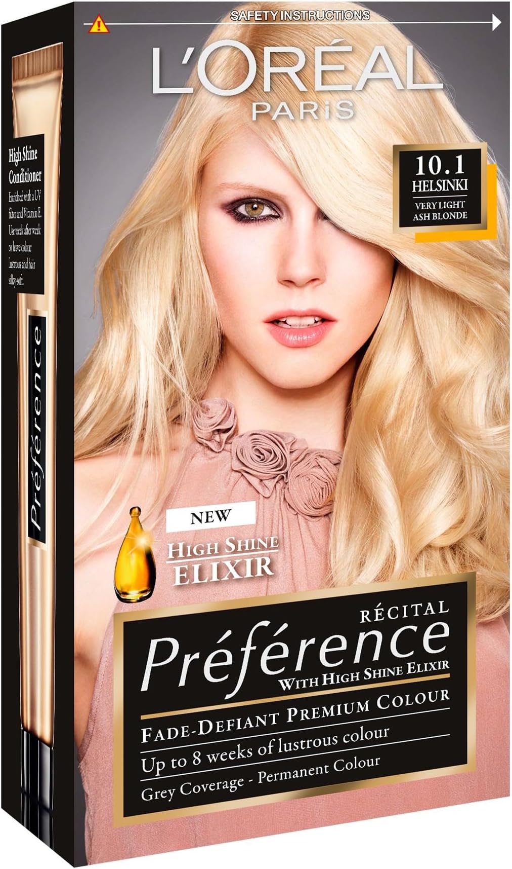 3 x L'Oreal Paris Recital Preference Permanent Colour 10.1 Helsinki Very Light Ash Blonde