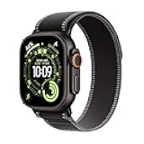 Watch Ultra 3 [GPS + Cellular 49mm] Running & Multisport Smartwatch w/Rugged Titanium Case w/Black/Charcoal Trail Loop - M/L. Satellite Communications, Advanced Health & Fitness Tracking