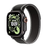 Watch Ultra 3 &lbrack;GPS &plus; Cellular 49mm&rsqb; Running & Multisport Smartwatch w&sol;Rugged Titanium Case w&sol;Black&sol;Charcoal Trail Loop - M&sol;L&period; Satellite Communications&comma; Advanced Health & Fitness Tracking