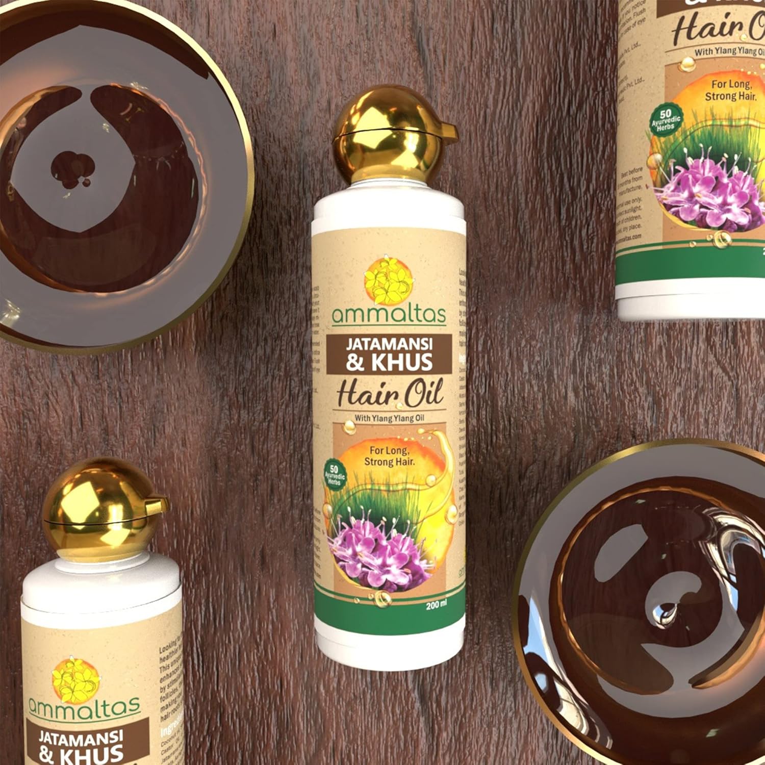 Ammaltas Jatamansi And Khus Hair Oil (200 Ml) Amazon.in Beauty