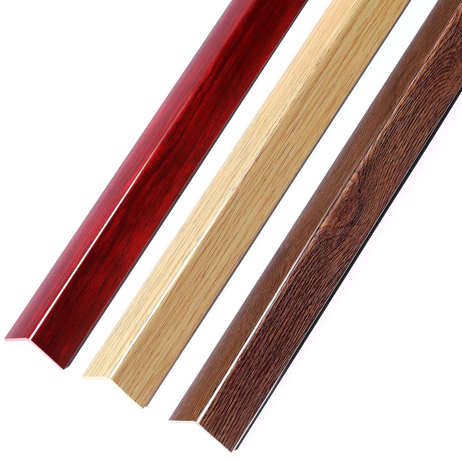 sdneNest Eckenschutz, Eck-Wandschutz, selbstklebend, Kunststoff, Kantenschutz für Papier, Kauen, Anti-Kollisionswinkel, E-W 25 mm – L 150 cm