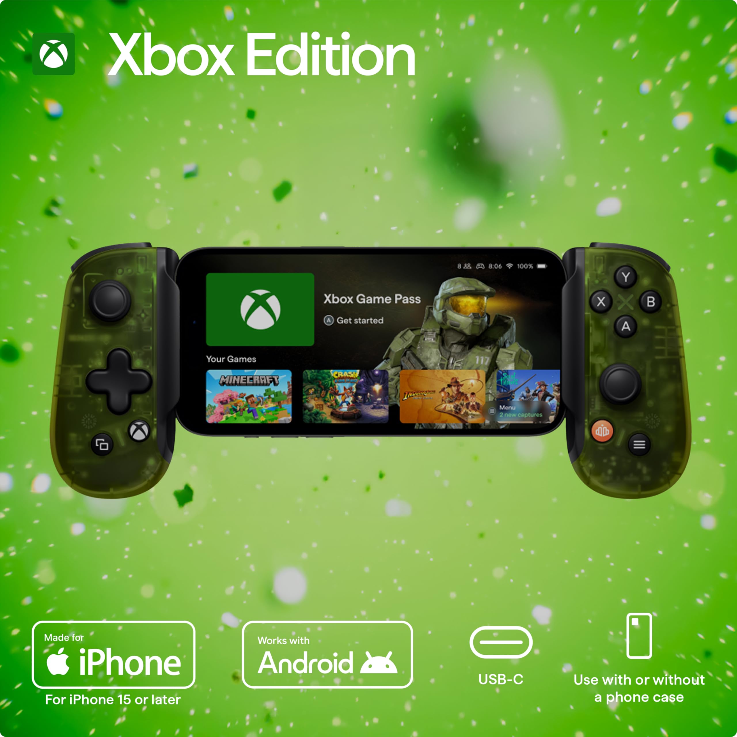 Amazon.com: Backbone One Mobile Gaming Controller Xbox Edition